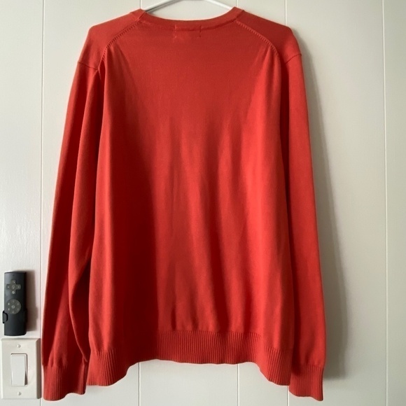 Men's Land's End 100% Supima Cotton long sleeve crew neck sweater size L - Picture 7 of 10